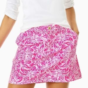 lilly pulitzer colette pinata pink new bloom knit skort